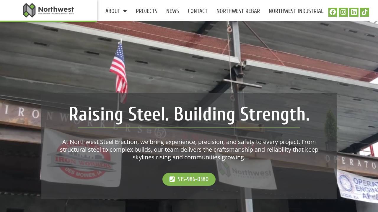 Northwest Industrial Services Inc. website screenshot