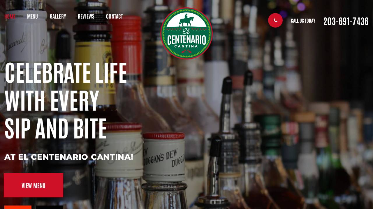 El Centenario Mexican Food LLC website screenshot