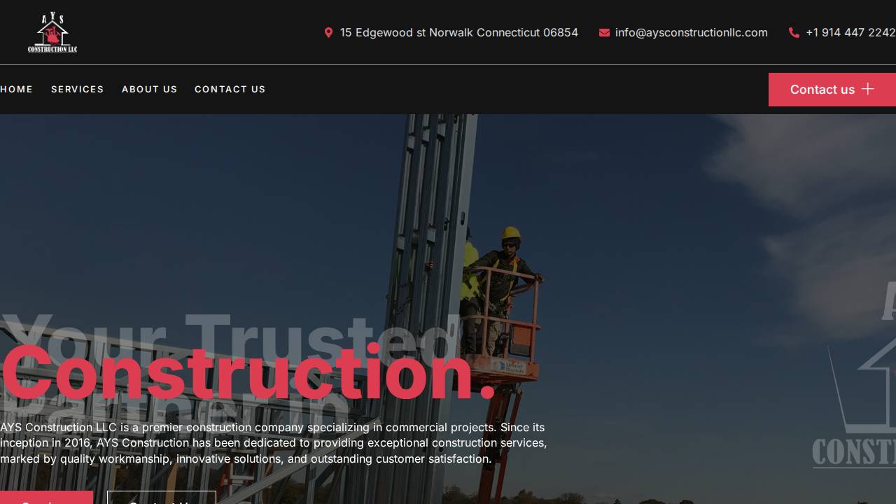 Ays LLC website screenshot