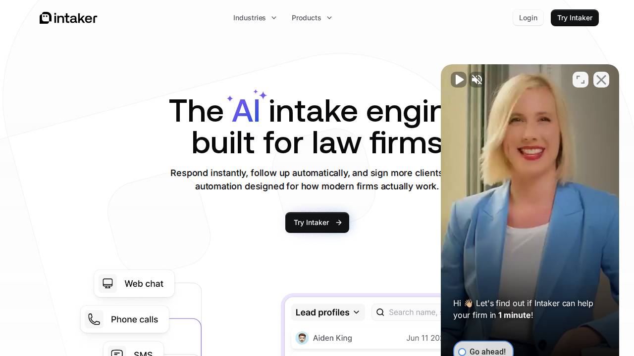 Walker website screenshot