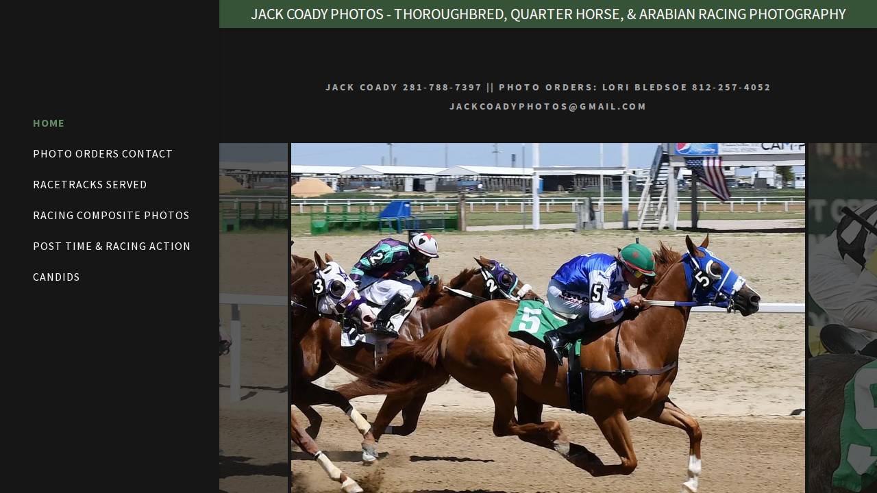 Jack Coady Photography Inc. website screenshot