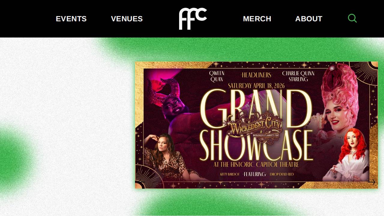 First Fleet Concerts website screenshot