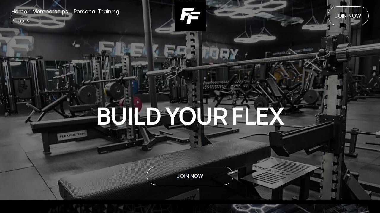 Flex Factory website screenshot