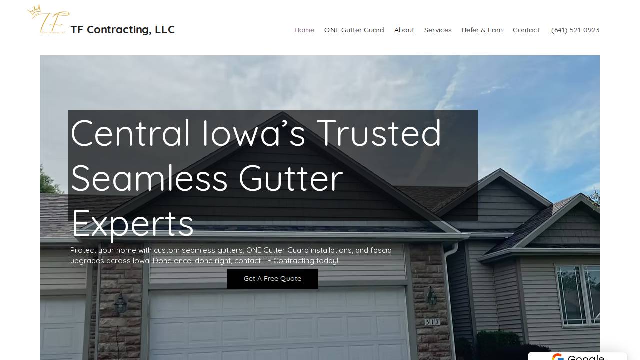 Tfh Services LLC website screenshot