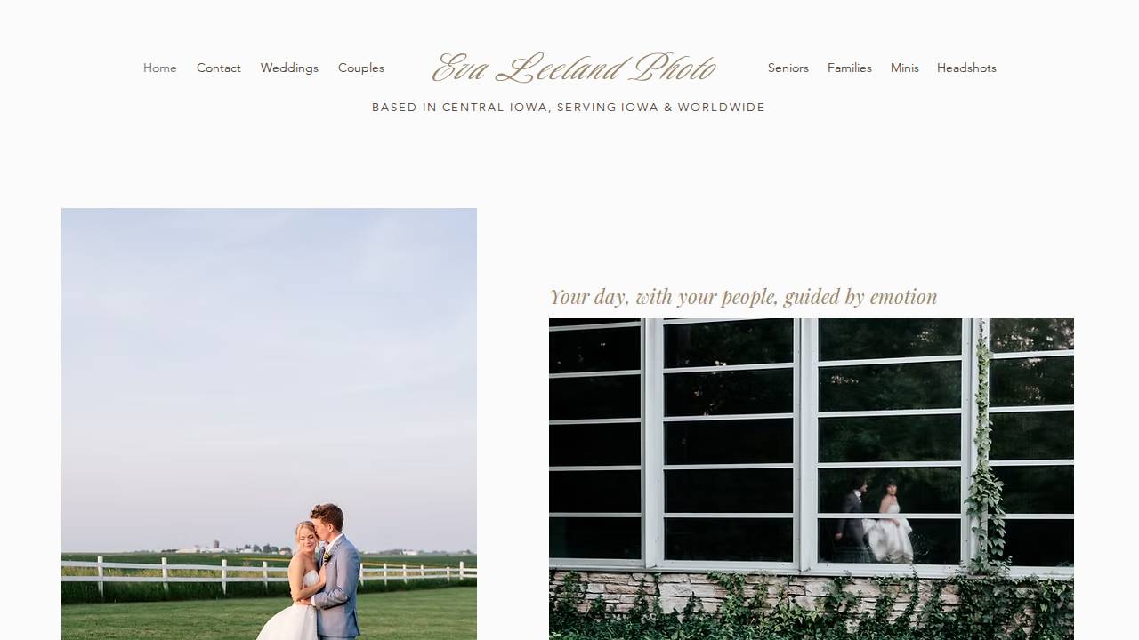Leeland Photo LLC website screenshot
