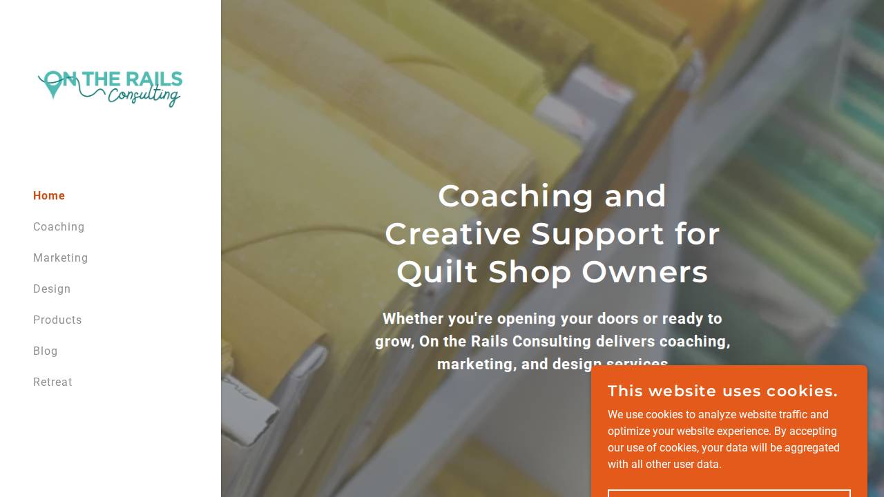 On The Rails Consulting website screenshot