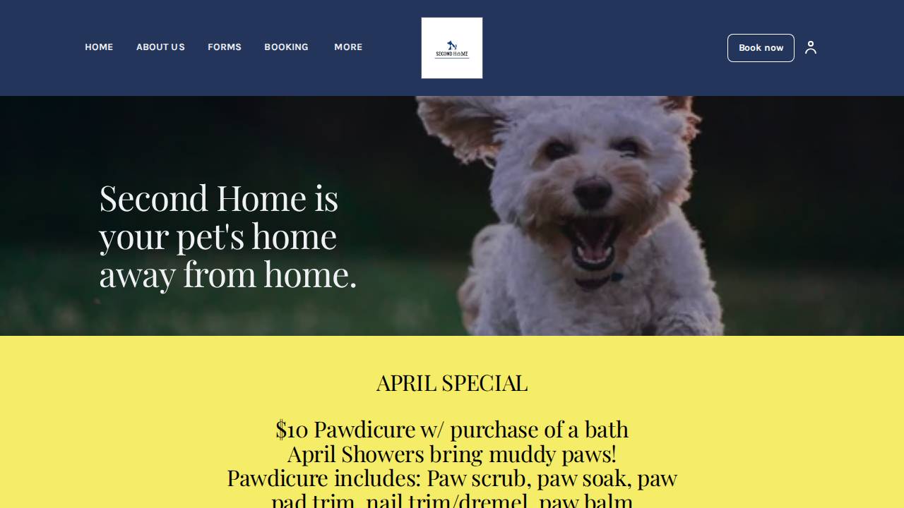 Second Home LLC website screenshot