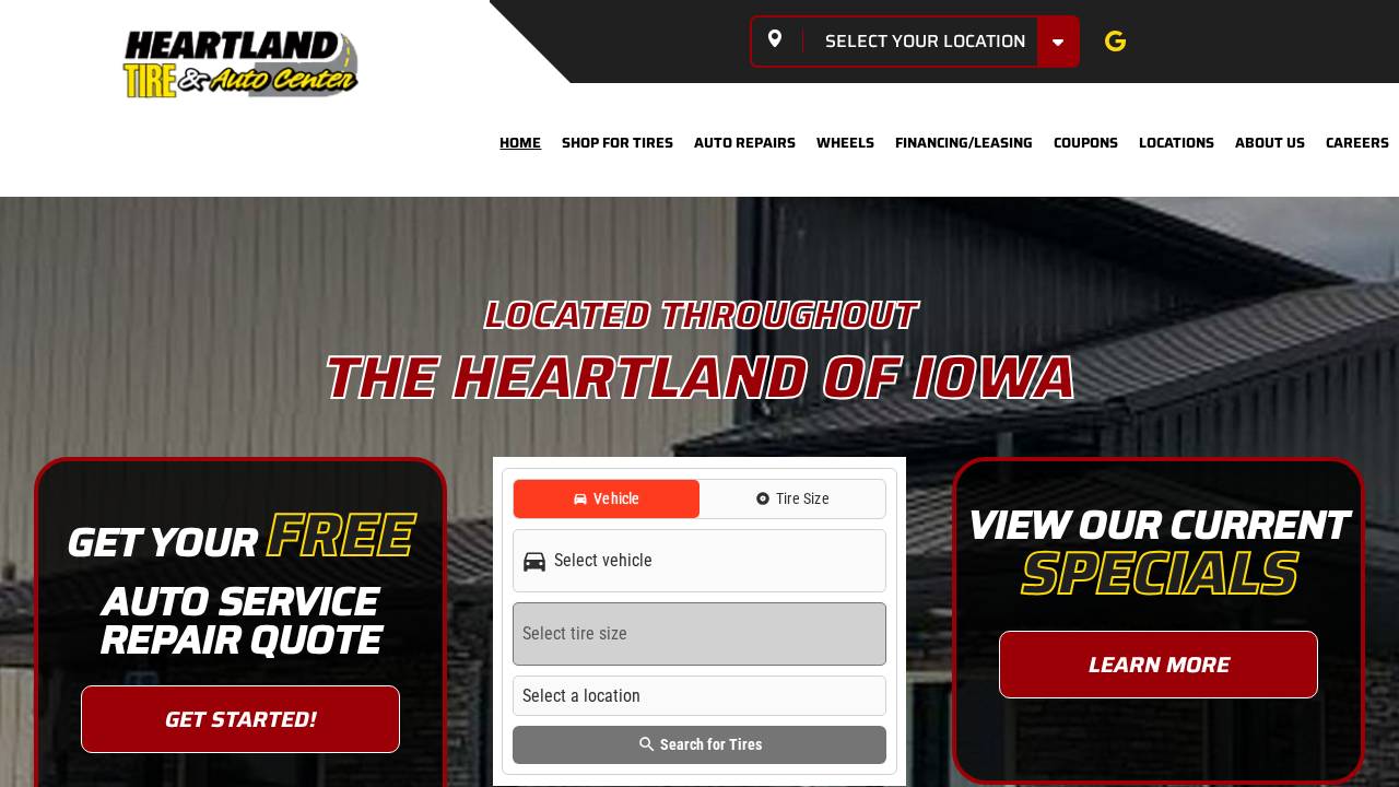 The Heartland General Store LLC website screenshot