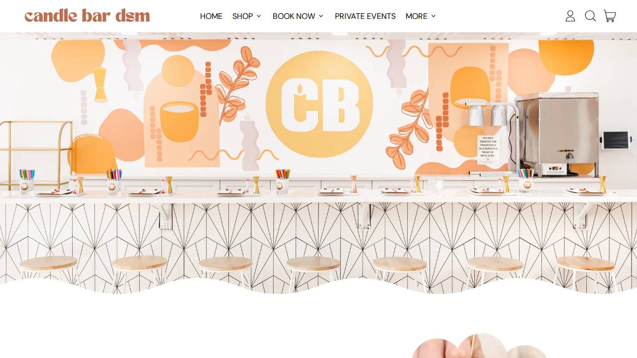 Mama Martin Candle Co. website screenshot