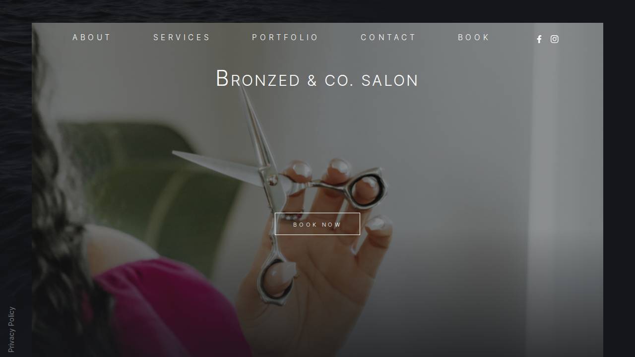 Hair By Sophia website screenshot