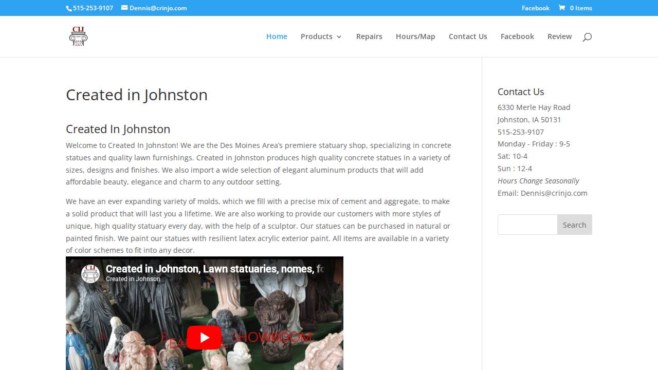 Snarky Creations website screenshot