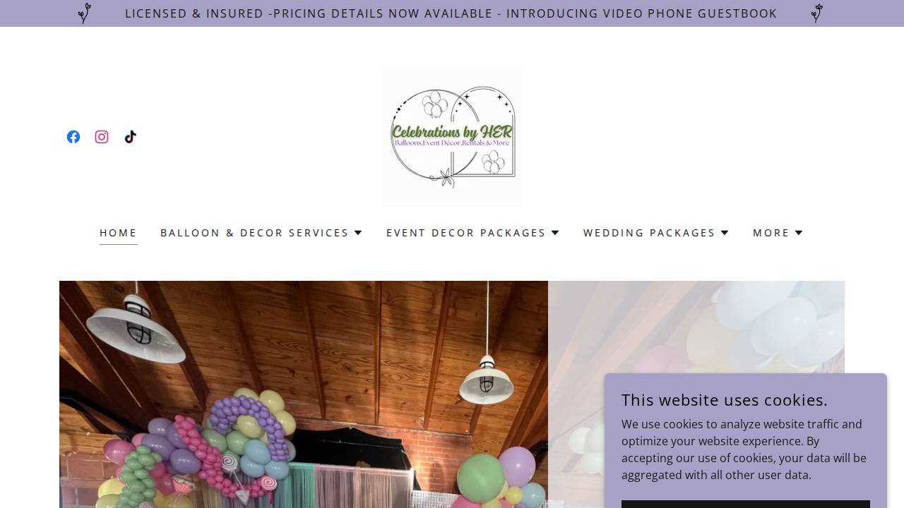 Flowerdrops By Her LLC website screenshot