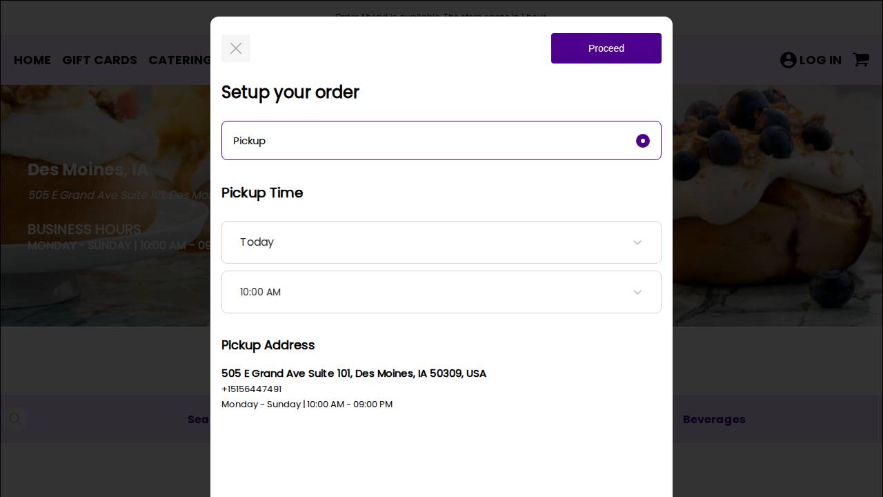 Cinnaholic Ankeny LLC website screenshot