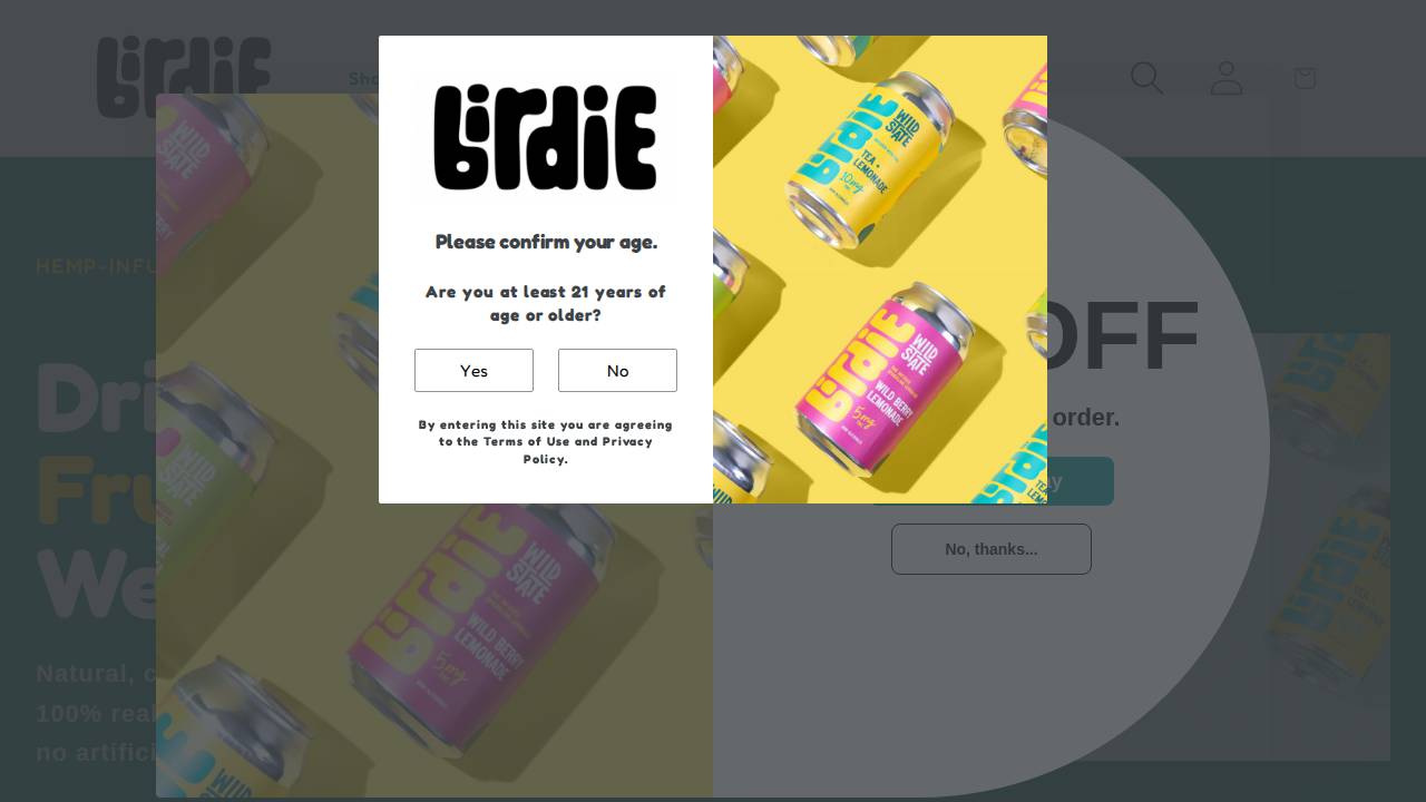 Birdie Batch website screenshot