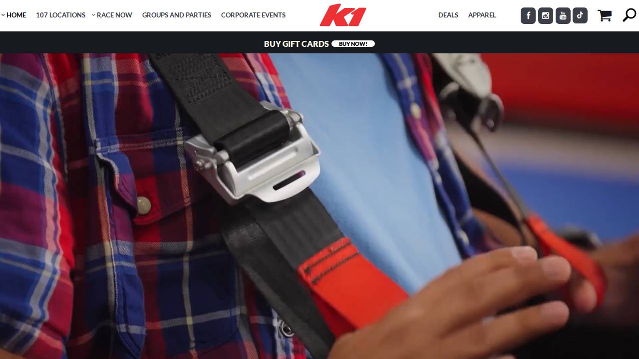 Paddock Lounge website screenshot