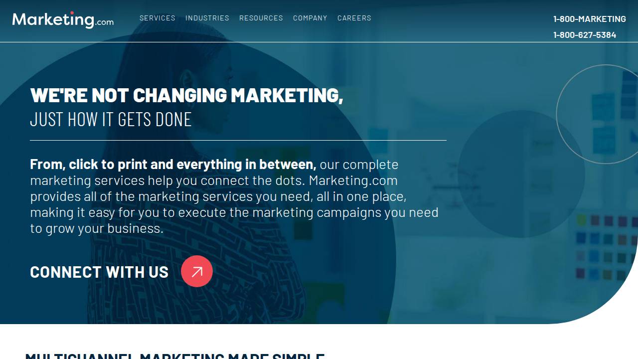 National Marketing Inc. website screenshot