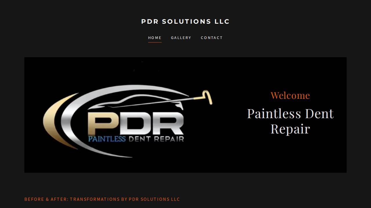 Pdr Solutions LLC website screenshot