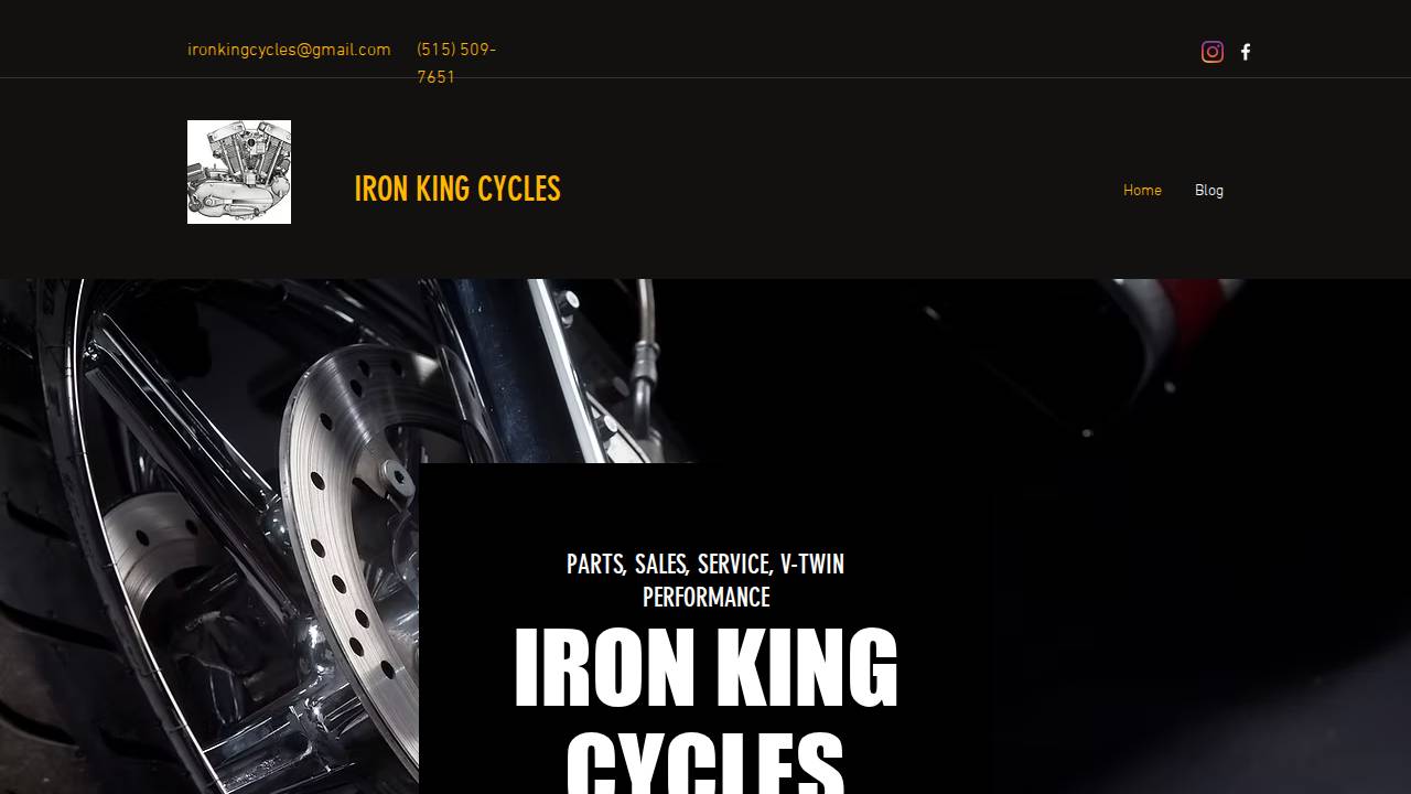 Motorcycle Repair website screenshot