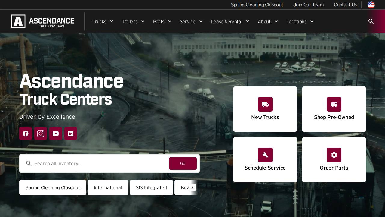Ascendance Idealease website screenshot
