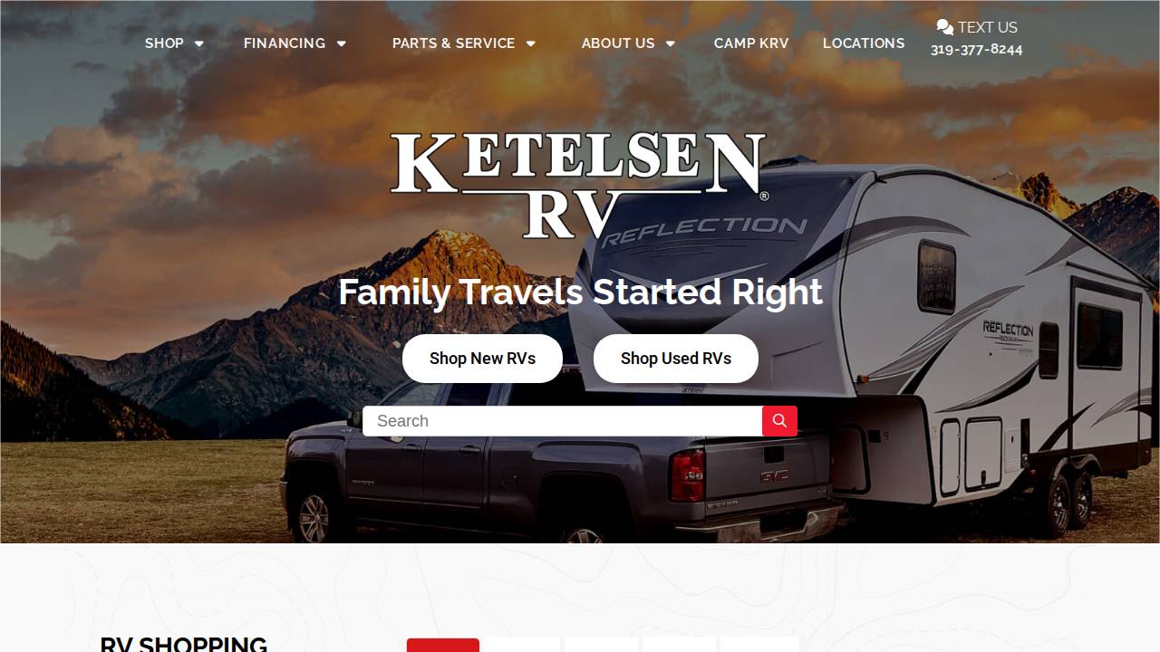 Ketelsen Finds LLC website screenshot