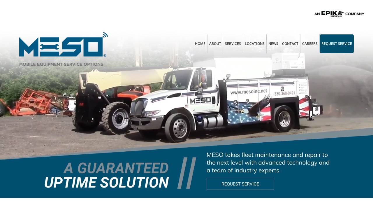 Mese Inc. website screenshot