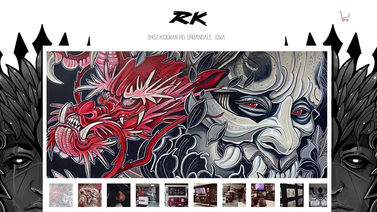 Red King Tattoo LLC website screenshot