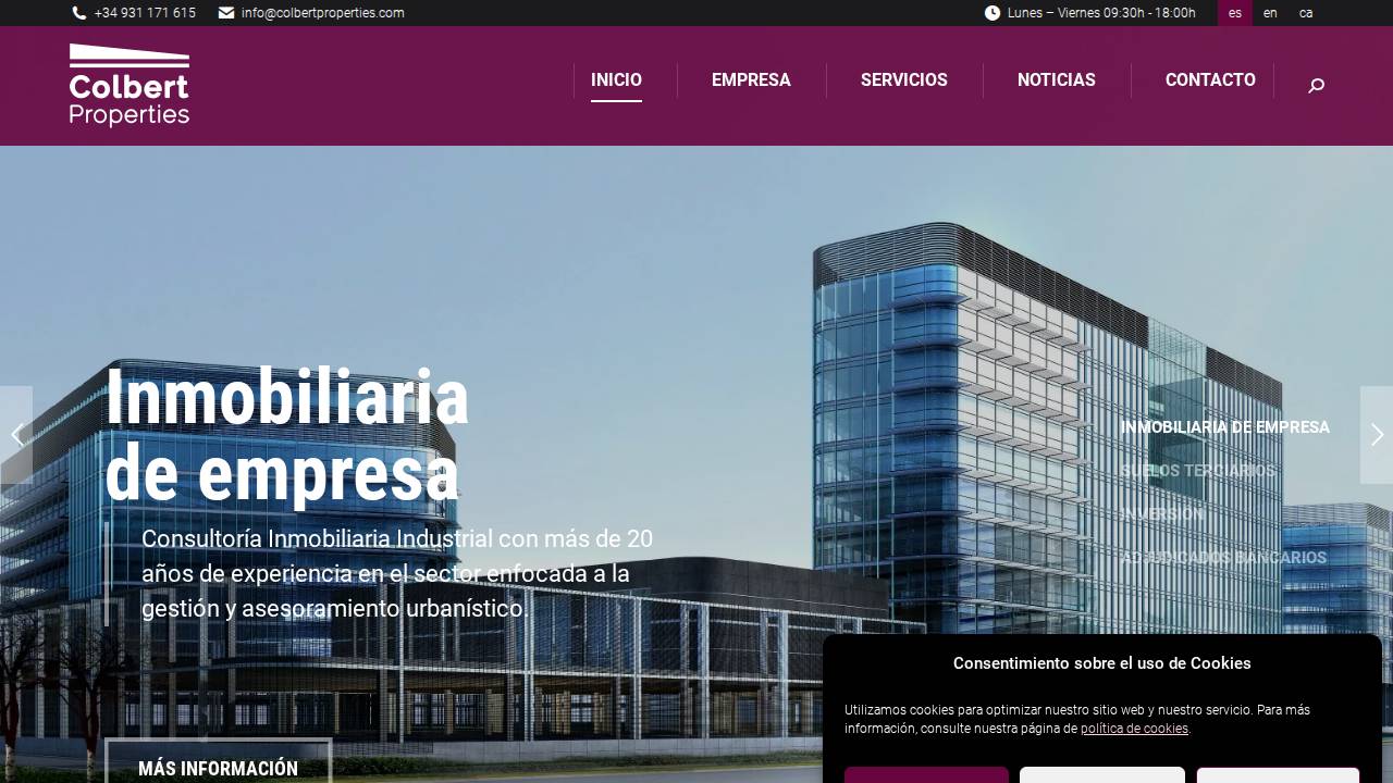 Colbert Properties LLC website screenshot