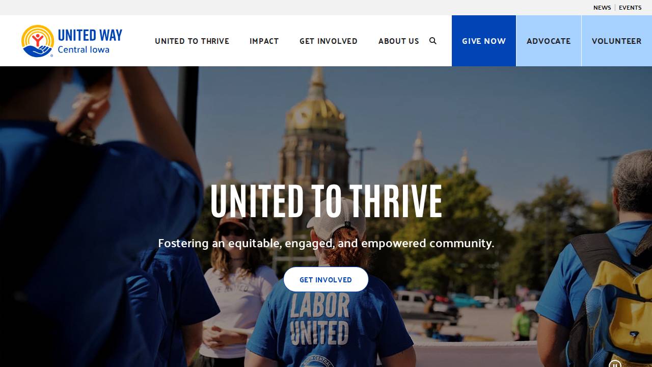 Serving All Youth website screenshot