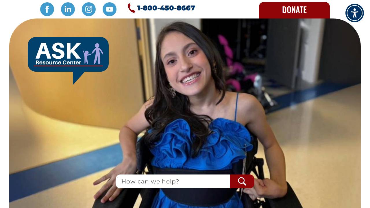 Ask Resource Center Inc. website screenshot