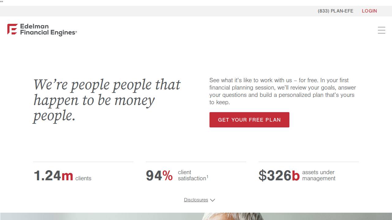 Etrade Financial Services Inc. website screenshot