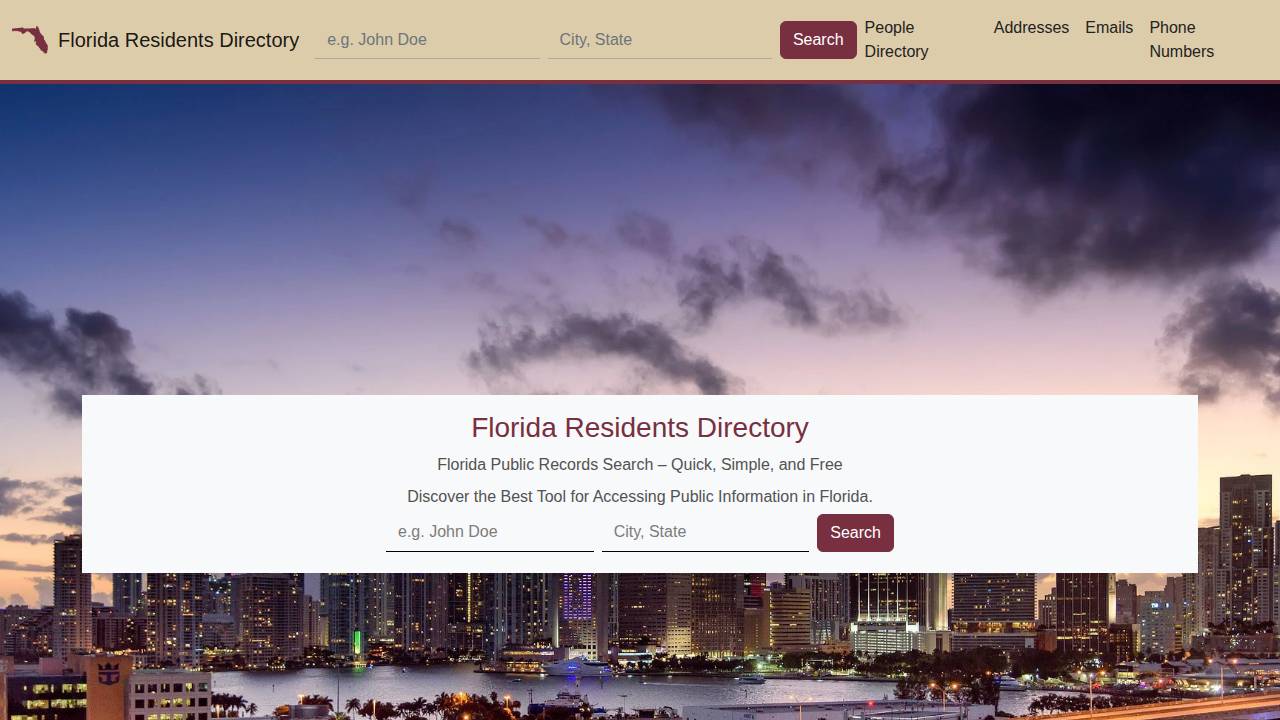 Tavoris O website screenshot