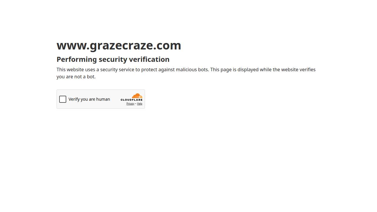 Graze Craze website screenshot