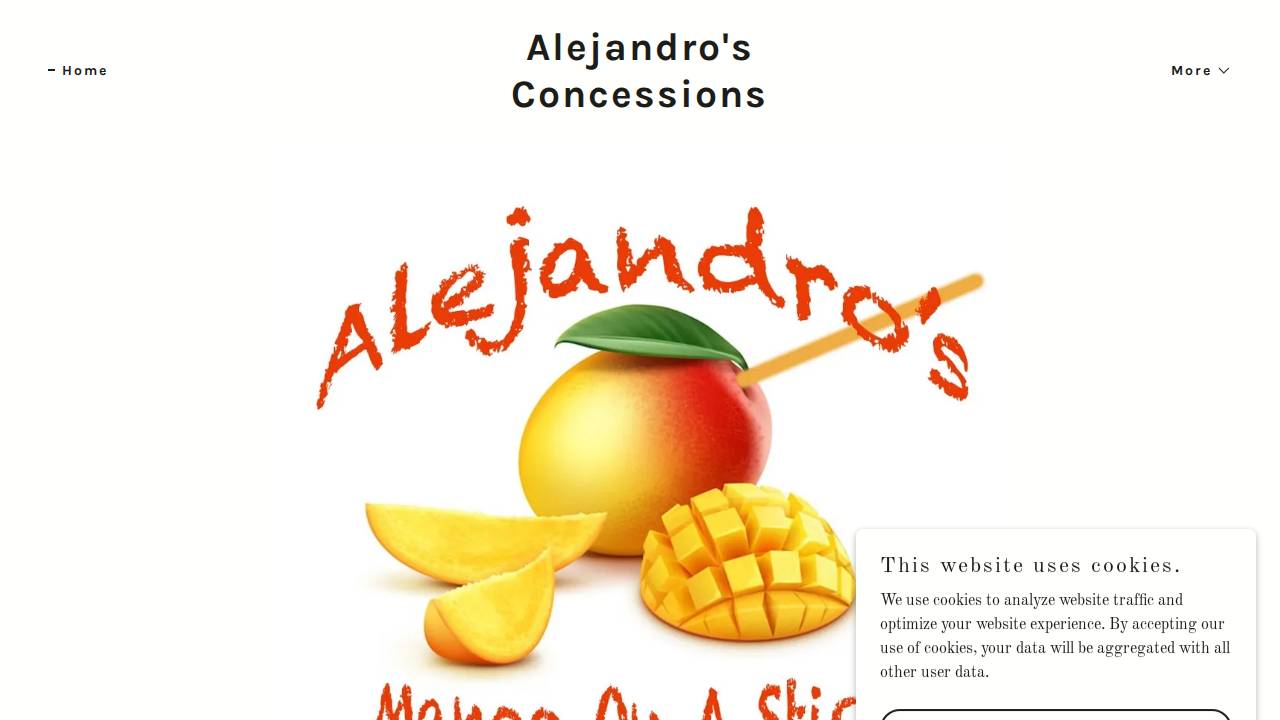 Alejandros Concessions LLC website screenshot