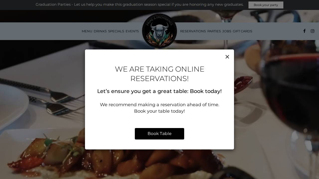 Prime And Providence website screenshot