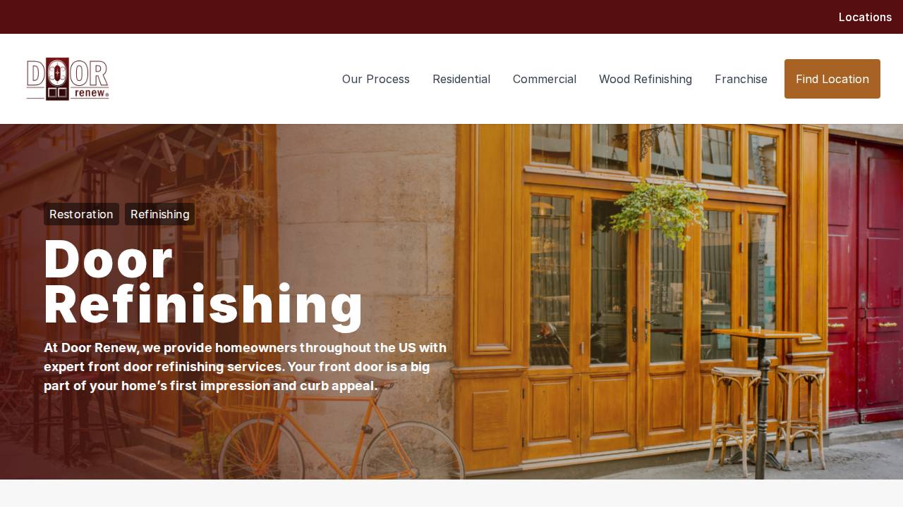 Door Renew Of Central Iowa website screenshot