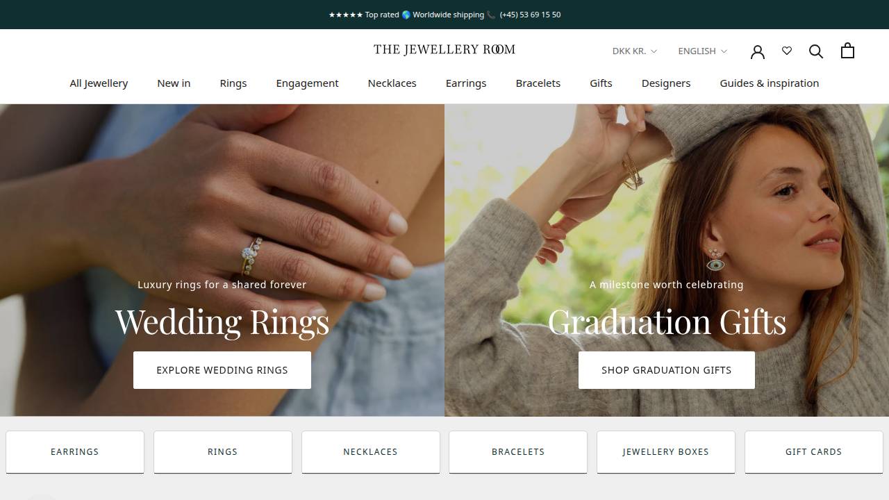 Crystal Jewelry LLC website screenshot