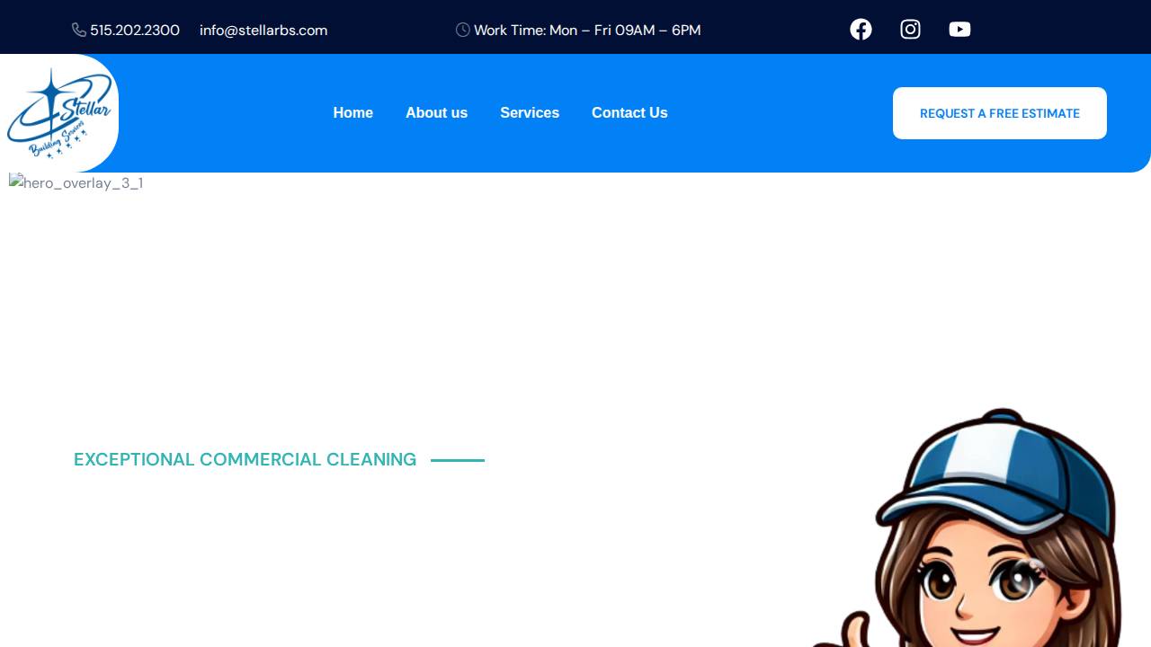 Stellar Building Services website screenshot