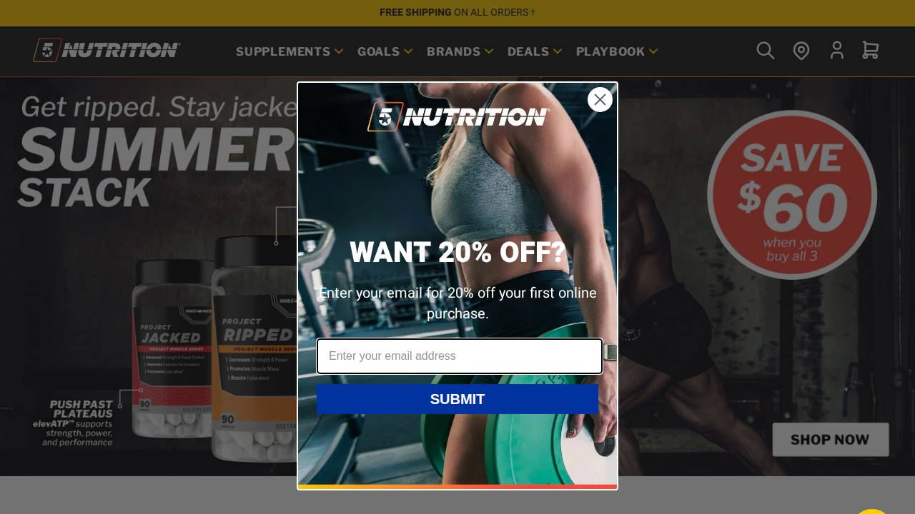 Five Stone Supplements LLC website screenshot