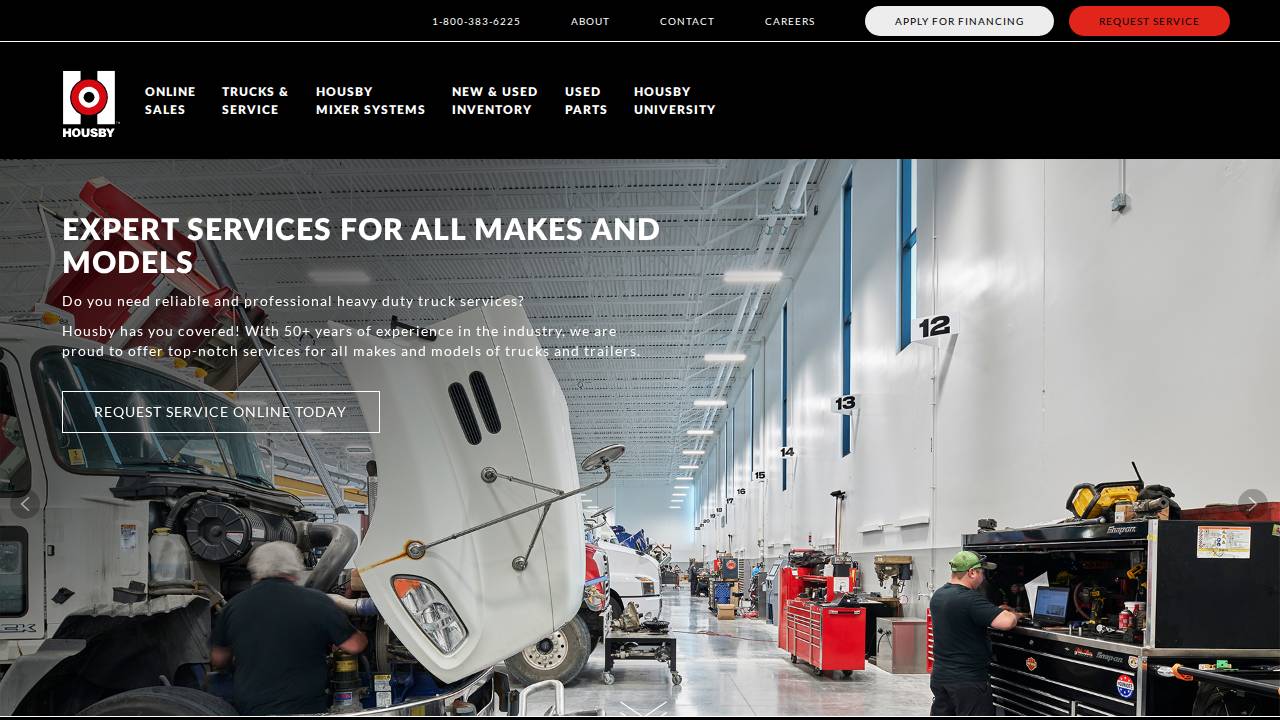 Online Sales website screenshot