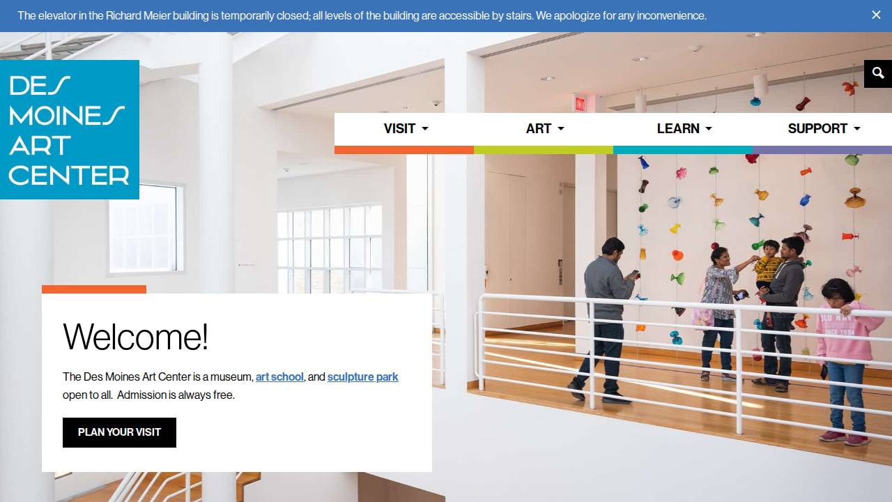 Fine Art website screenshot