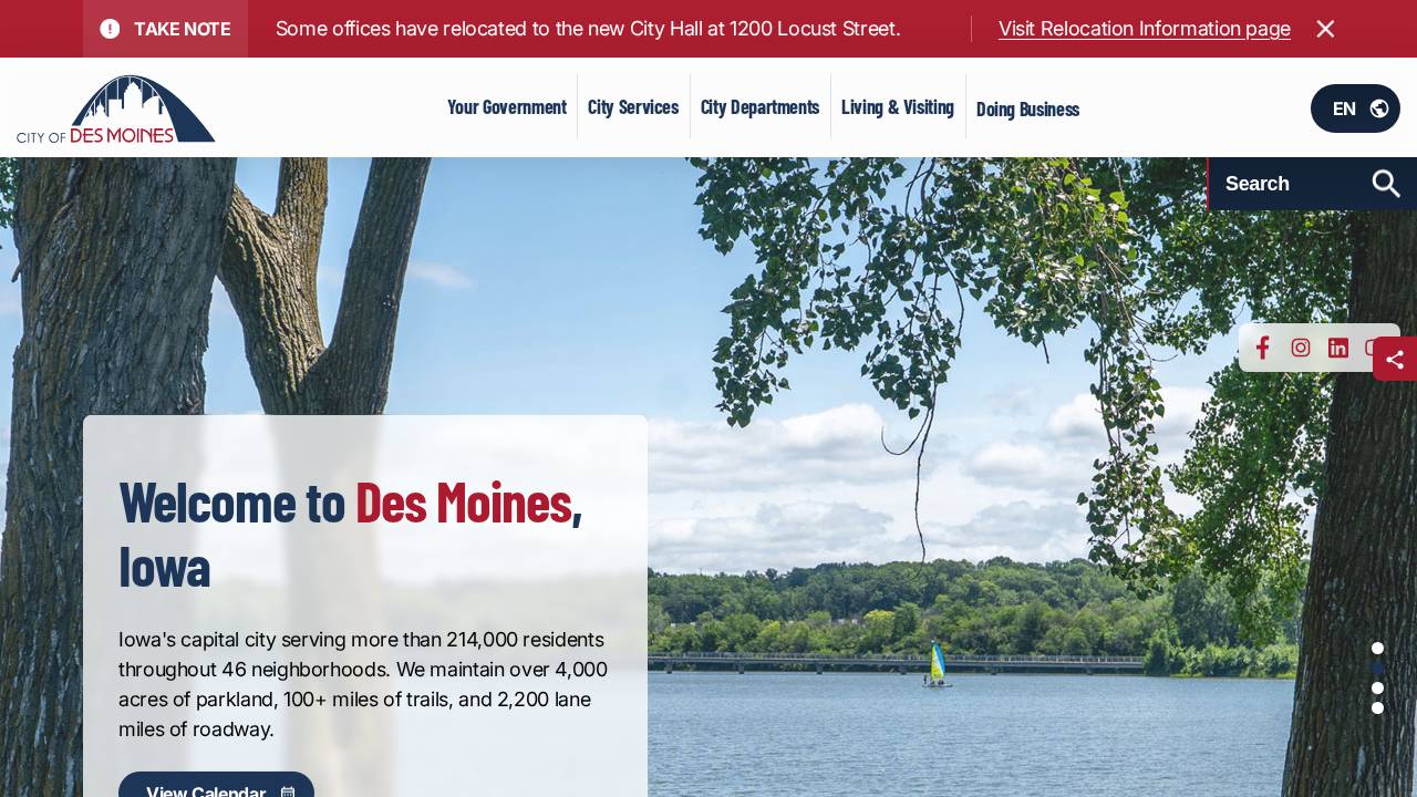 George website screenshot