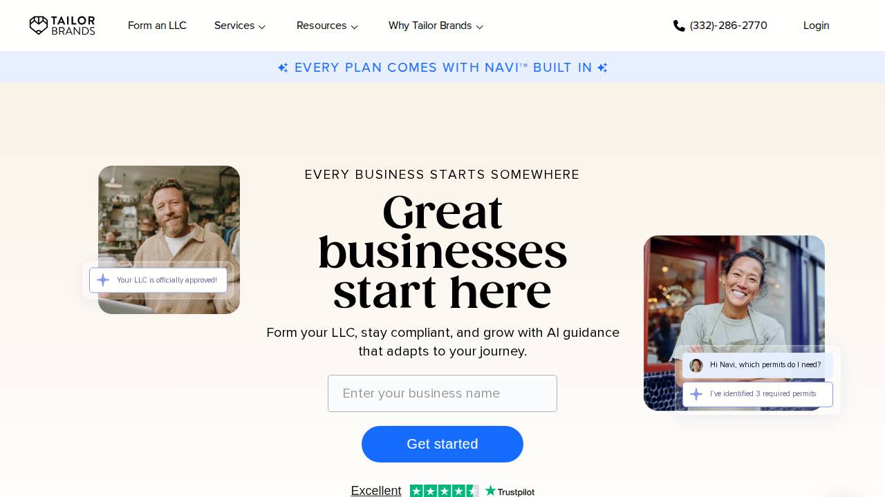 Main website screenshot