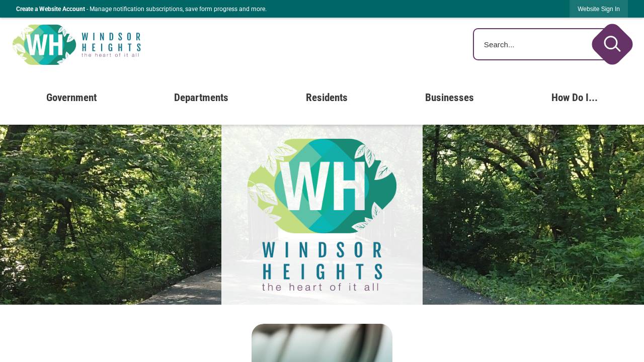 Windsor Heights website screenshot