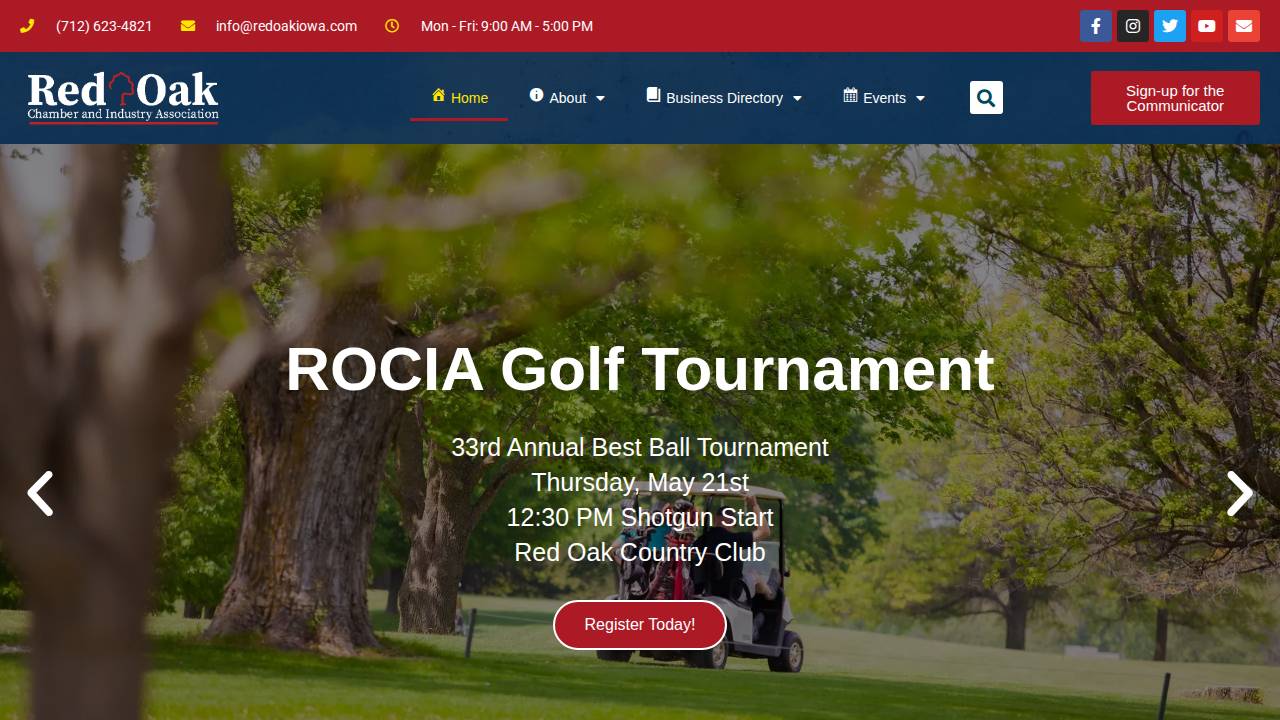 Arlinton Oaks website screenshot