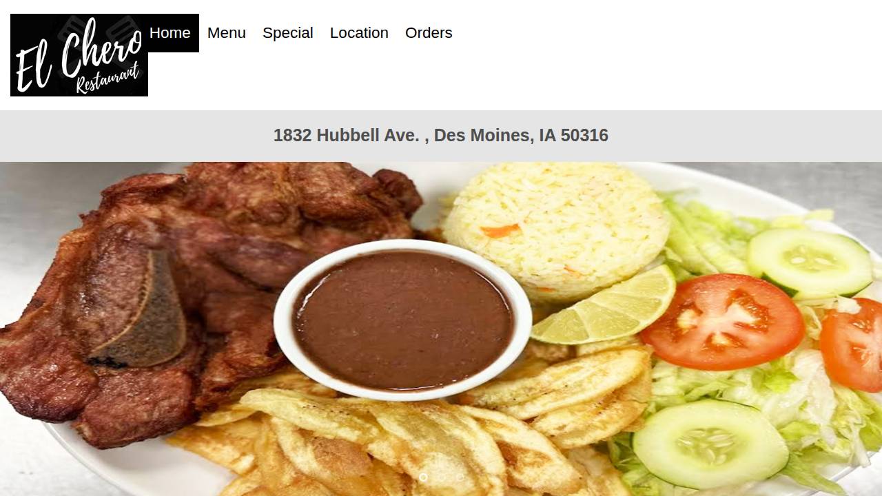 El Chero Corporation website screenshot