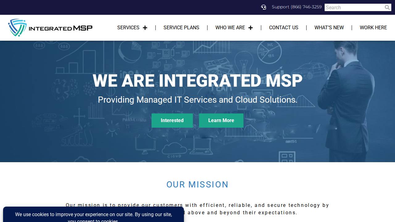 Integrated Msp Corporation website screenshot