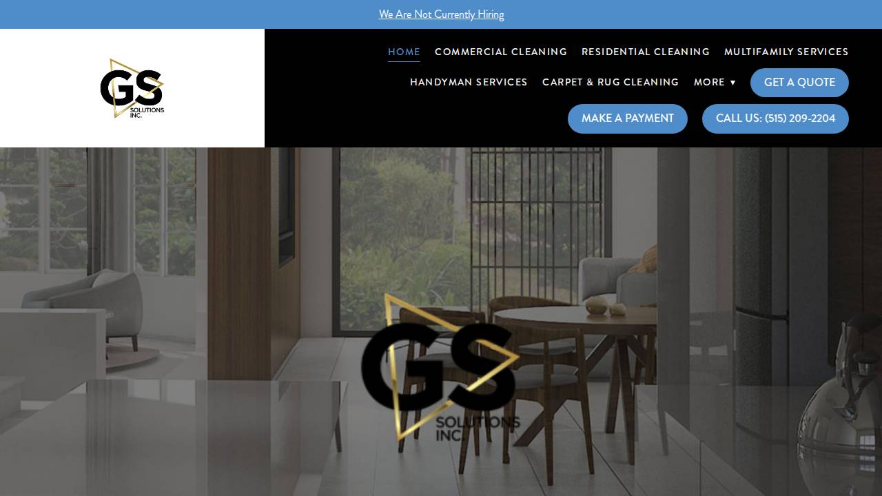 Gbs Inc. website screenshot