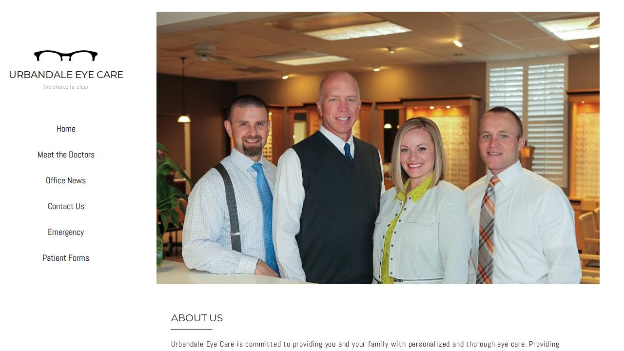 Dr Curtis Broek Od PC website screenshot