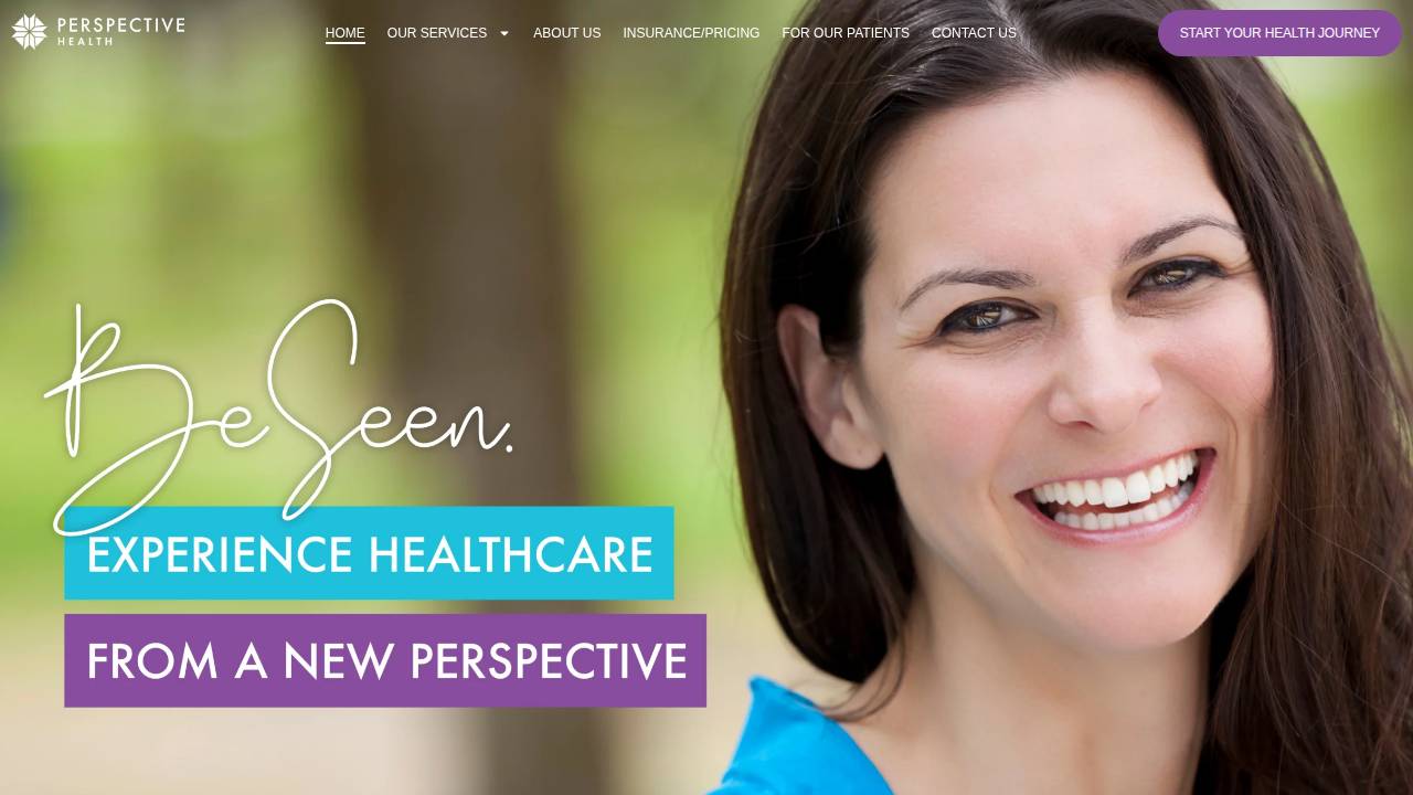 Perspective Health 01 website screenshot