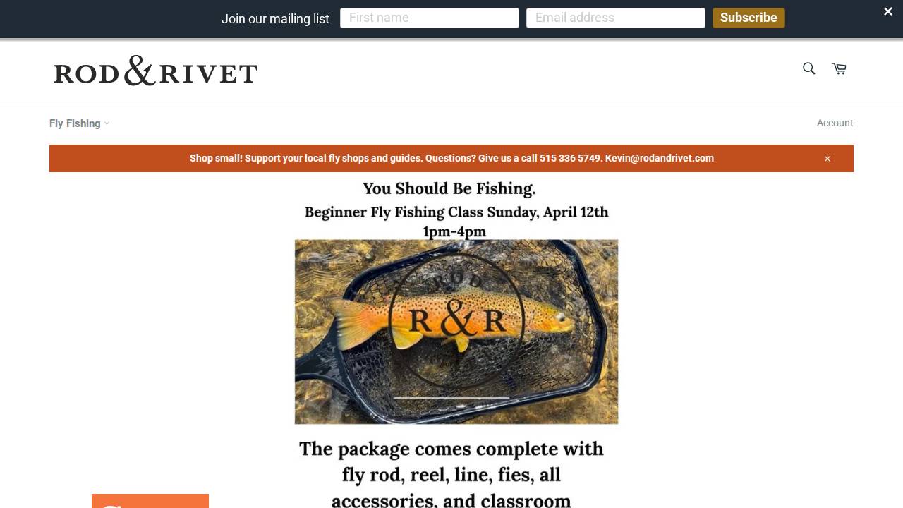 Rod And Rivet Inc. website screenshot